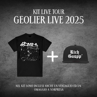 Kit live tour Geolier Live 2025